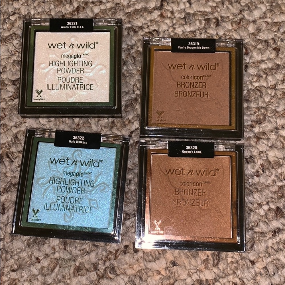 Wet n wild bronzers & highlighters